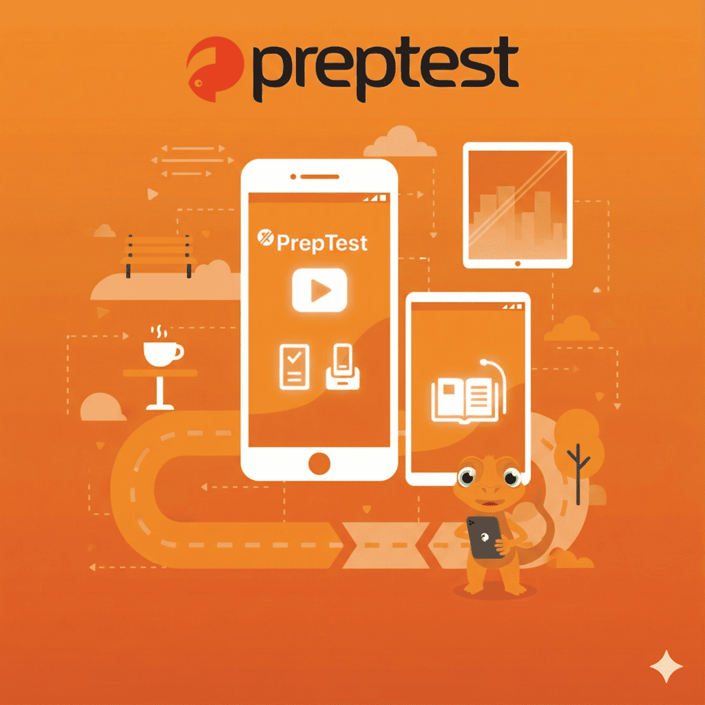 Study on the Go with Preptest Mobile App