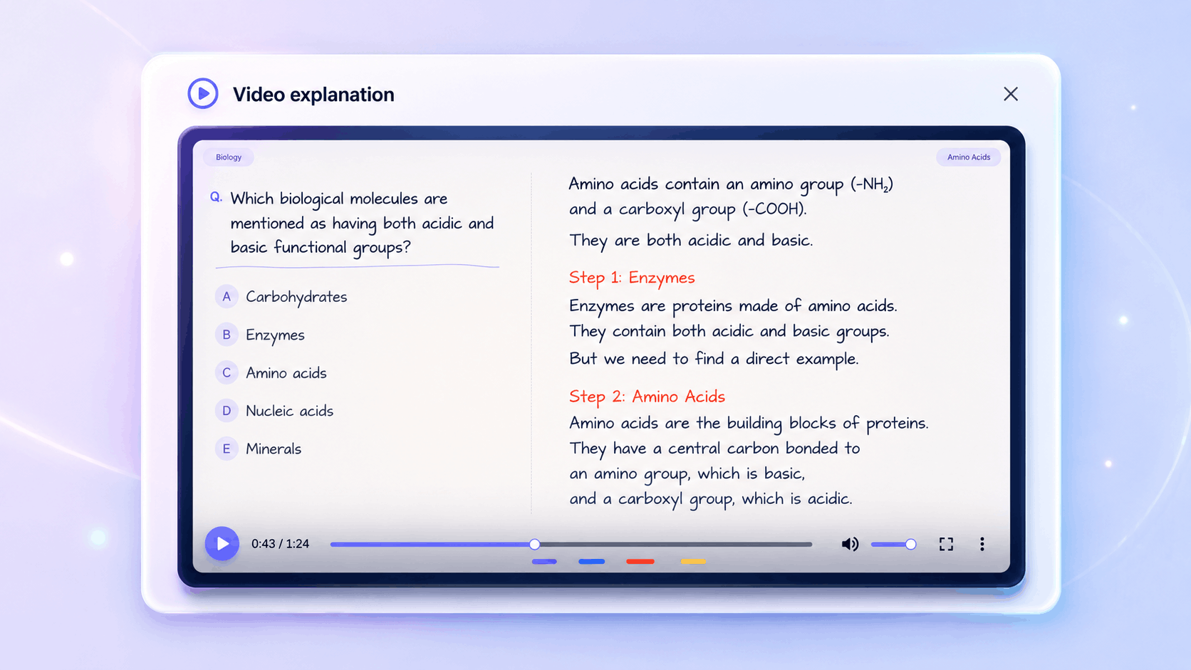AI Video Explanations